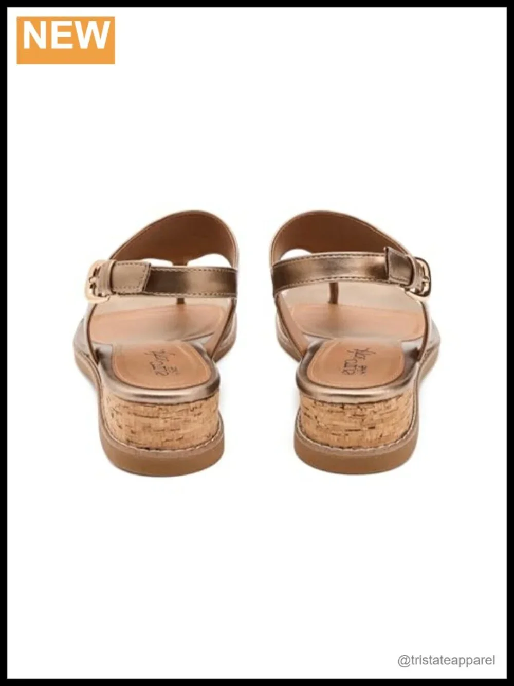 Women's Platform Wedge Sandals Faux Leather Slingback Buckle Shoes